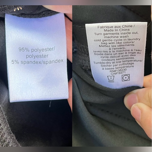 Pam & Gela Wm's Sequined Stripe Crop Track Pant NWT In Black Sz O/XS - Picture 10 of 16